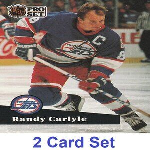 Randy Carlyle Hockey Card Collection